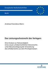 bokomslag Leistungsschutzrecht des Verlegers