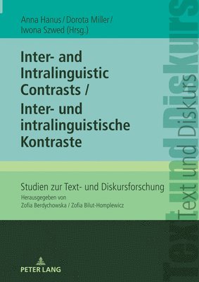 Inter- And Intralinguistic Contrasts / Inter- Und Intralinguistische Kontraste 1