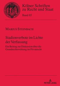 bokomslag Stadionverbote im Lichte der Verfassung