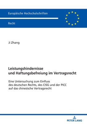 bokomslag Leistungshindernisse und Haftungsbefreiung im Vertragsrecht