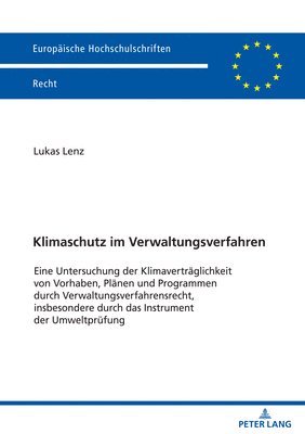 bokomslag Klimaschutz im Verwaltungsverfahren