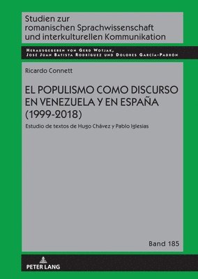 bokomslag populismo como discurso en Venezuela y en España (1999-2018)
