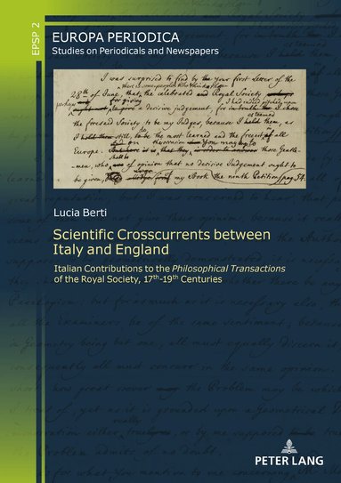 Lucia Berti, Giovanni Iamartino - Scientific Crosscurrents between Italy and England, Inbunden
