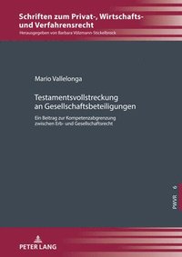 bokomslag Testamentsvollstreckung an Gesellschaftsbeteiligungen