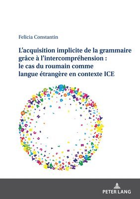 bokomslag L'acquisition implicite de la grammaire grce  l'intercomprhension