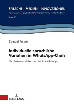 bokomslag Individuelle sprachliche Variation in WhatsApp-Chats