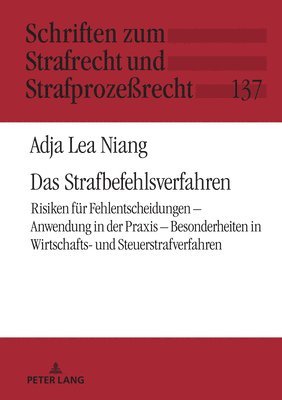 Das Strafbefehlsverfahren 1