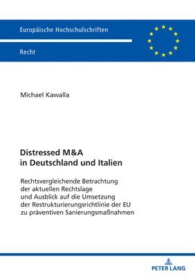 bokomslag Distressed M&A in Deutschland und Italien