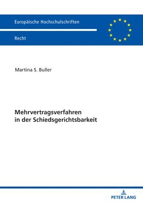 bokomslag Mehrvertragsverfahren in Der Schiedsgerichtsbarkeit