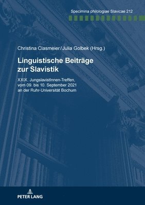 Linguistische Beitraege Zur Slavistik. 1