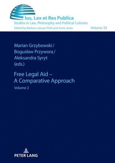bokomslag Free Legal Aid - A Comparative Approach