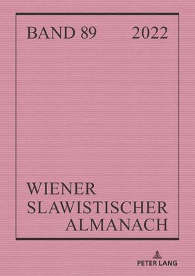 Wiener Slawistischer Almanach Band 89/2022 1