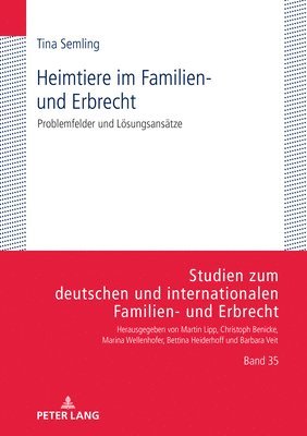 bokomslag Heimtiere im Familien- und Erbrecht