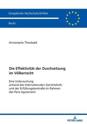 bokomslag Effektivitaet der Durchsetzung im Voelkerrecht