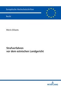 bokomslag Strafverfahren VOR Dem Estnischen Landgericht