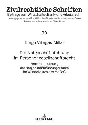 bokomslag Notgeschaeftsfuehrung im Personengesellschaftsrecht