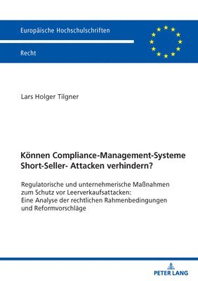 bokomslag Koennen Compliance-Management-Systeme Short-Seller-Attacken verhindern?