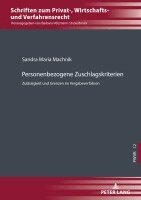 Sandra Maria Machnik - Personenbezogene Zuschlagskriterien, Inbunden