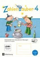 bokomslag Zahlenzauber  4. Schuljahr - Allgemeine Ausgabe - Arbeitsheft mit interaktiven Übungen auf scook.de