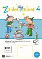 Zahlenzauber  4. Schuljahr - Allgemeine Ausgabe - Arbeitsheft mit interaktiven Übungen auf scook.de