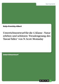 bokomslag Unterrichtsentwurf Fur Die 4. Klasse - Natur Erleben Und Schutzen