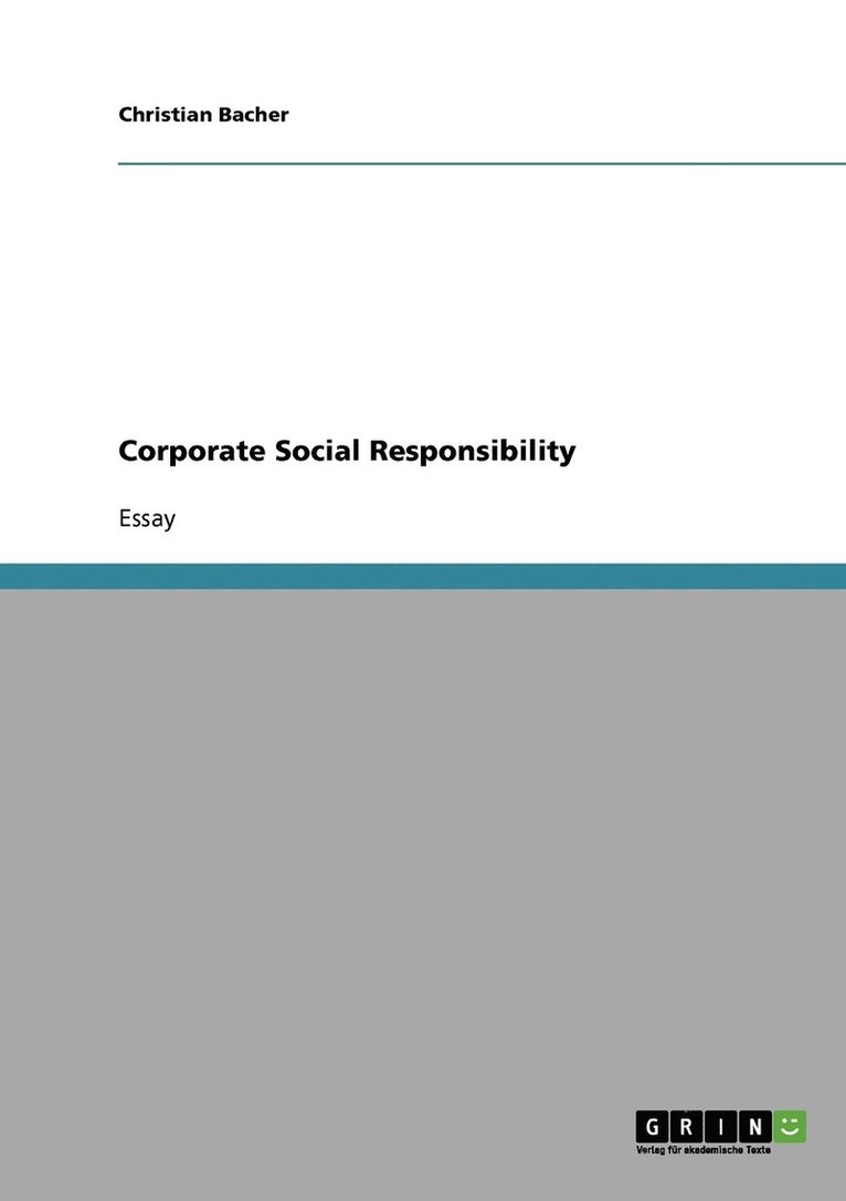 Corporate Social Responsibility 1