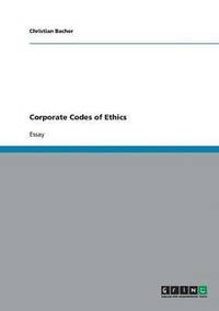 bokomslag Corporate Codes of Ethics