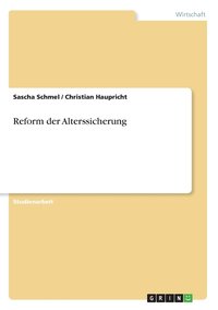 bokomslag Reform der Alterssicherung