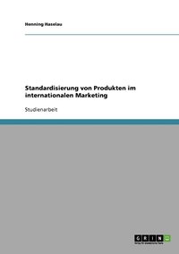 bokomslag Standardisierung von Produkten im internationalen Marketing