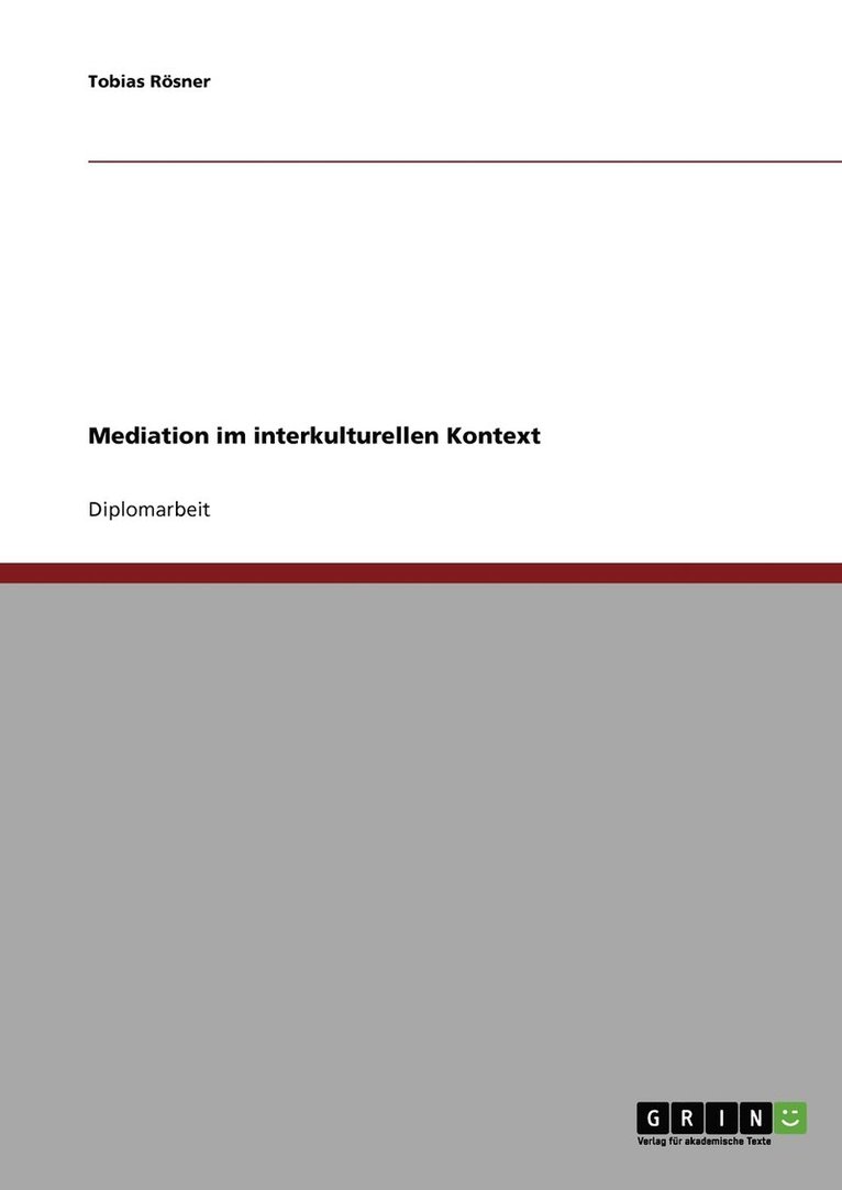 Mediation im interkulturellen Kontext 1