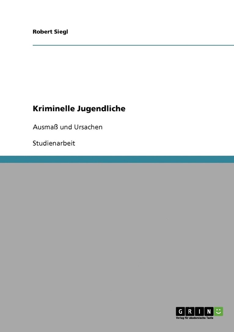 Kriminelle Jugendliche 1