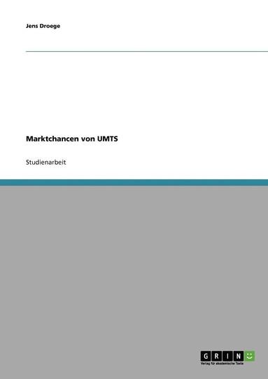 bokomslag Marktchancen von UMTS