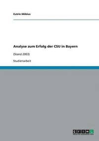 bokomslag Analyse zum Erfolg der CSU in Bayern