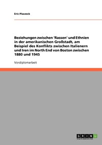 bokomslag Beziehungen zwischen 'Rassen' und Ethnien in der amerikanischen Grostadt, am Beispiel des Konflikts zwischen Italienern und Iren im North End von Boston zwischen 1880 und 1945