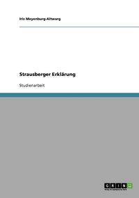 bokomslag Strausberger Erklrung