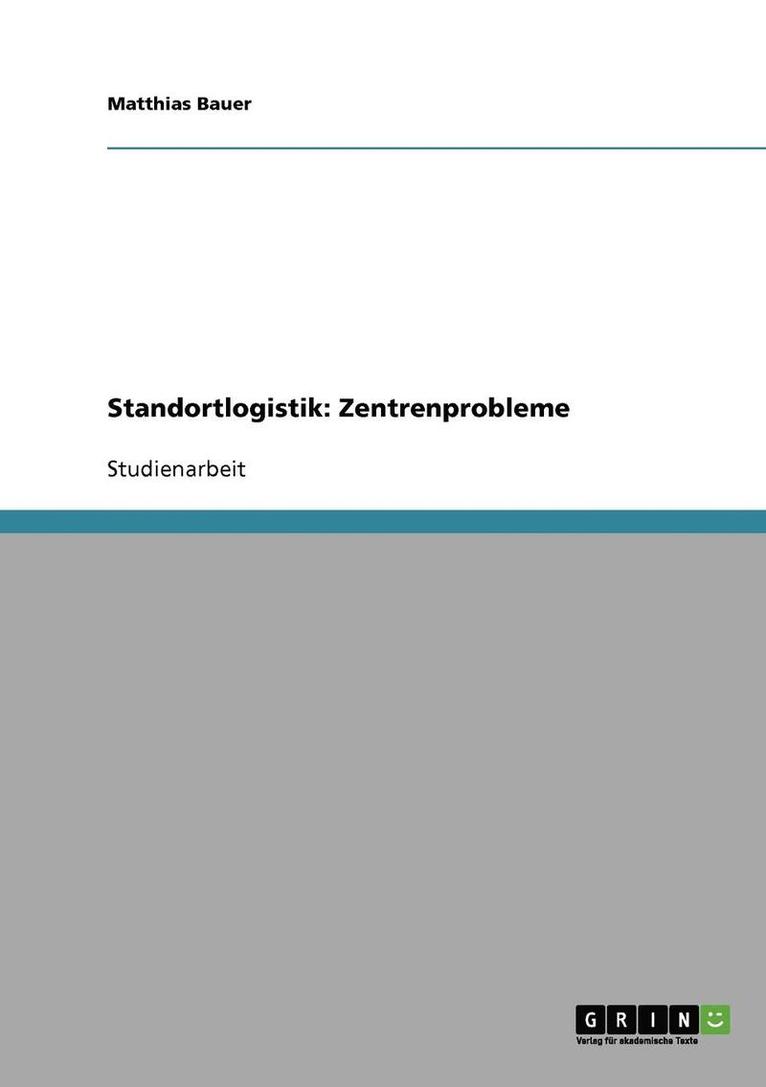 Standortlogistik 1