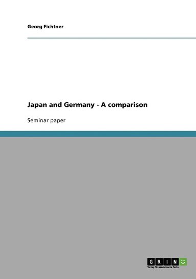 bokomslag Japan and Germany - A comparison