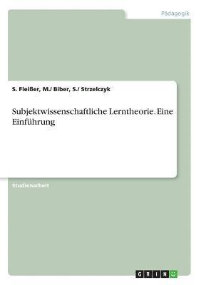 bokomslag Subjektwissenschaftliche Lerntheorie. Eine EinfÃ¿Â¿Â½Hrung