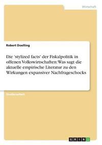 bokomslag Die 'Stylized Facts' Der Fiskalpolitik in Offenen Volkswirtschaften