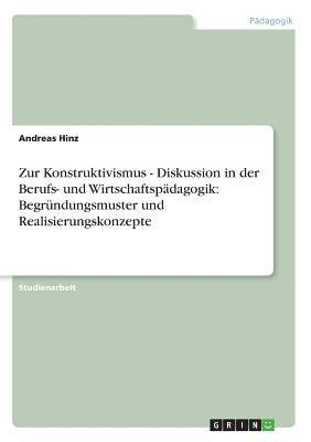 bokomslag Zur Konstruktivismus - Diskussion In Der