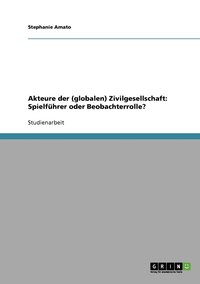 bokomslag Akteure der (globalen) Zivilgesellschaft