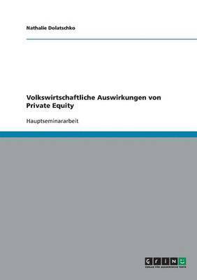 Volkswirtschaftliche Auswirkungen von Private Equity