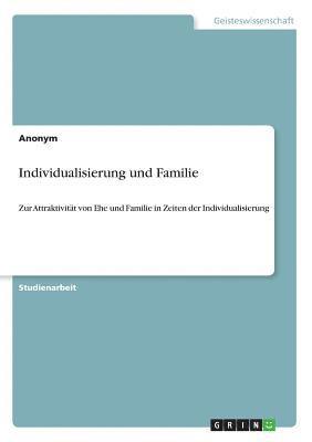 bokomslag Individualisierung Und Familie