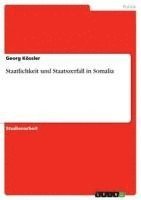 bokomslag Staatlichkeit Und Staatszerfall in Somalia