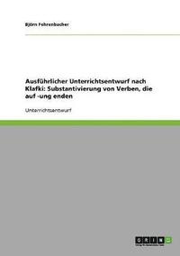 bokomslag Ausfhrlicher Unterrichtsentwurf nach Klafki