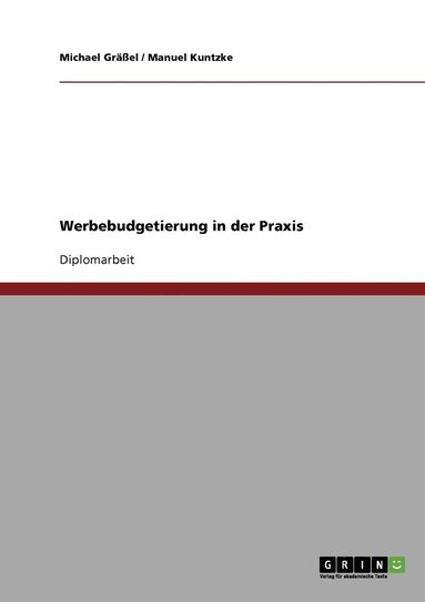 bokomslag Werbebudgetierung in der Praxis