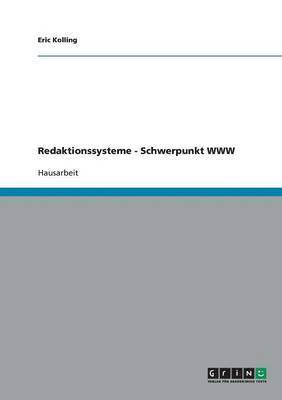 bokomslag Redaktionssysteme - Schwerpunkt WWW