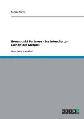 Brennpunkt Parnese - Zur intendierten Einheit des Muspilli 1