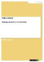 bokomslag Management-Report Karstadt