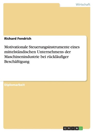 bokomslag Motivationale Steuerungsinstrumente Eine